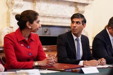 Sack Suella Braverman now or look weak, George Osborne tells Rishi Sunak over police bias row