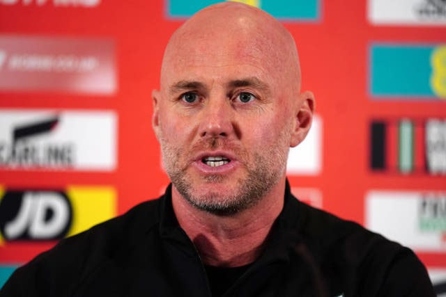 Manager Rob Page says he has cleared the air with FAW chief executive Noel Mooney (Nick Potts/PA)