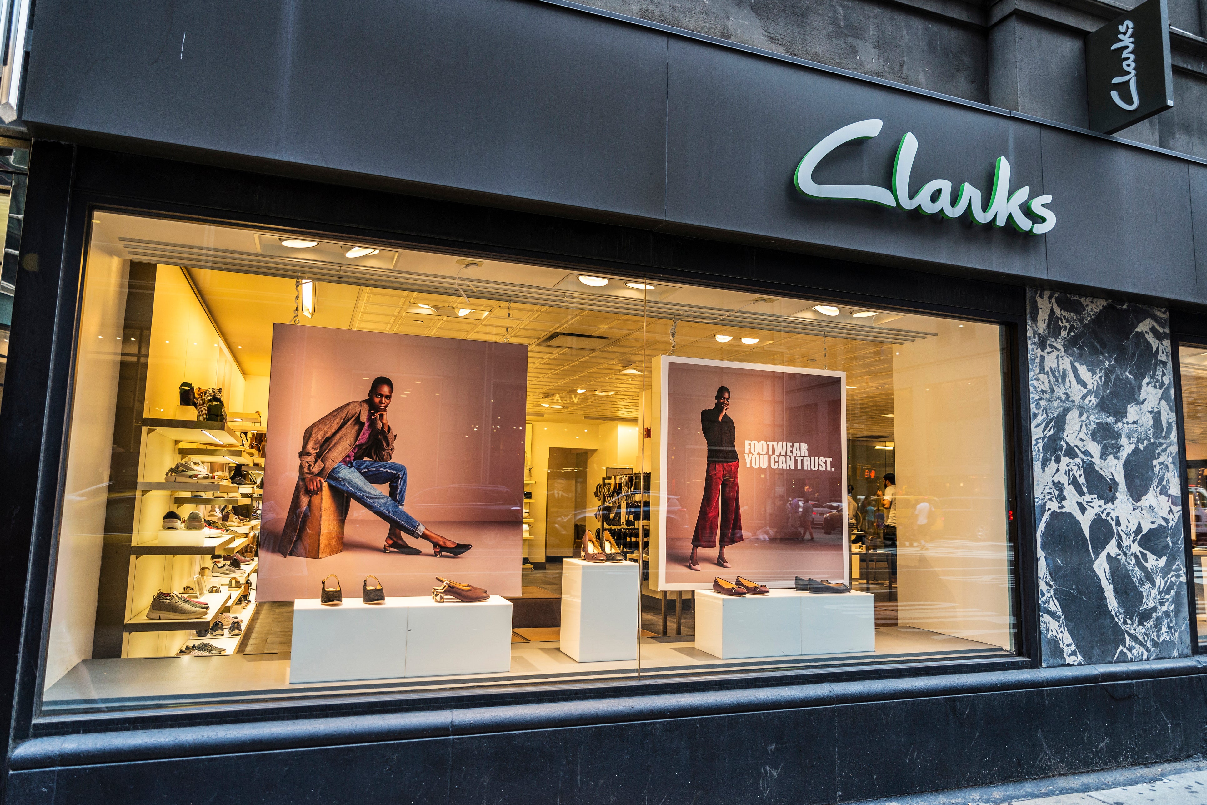 Jessica Hall was told by an assistant at Clarks in Epsom, Surrey, that ‘if we could guarantee we would be purchasing shoes, then they would assist…’