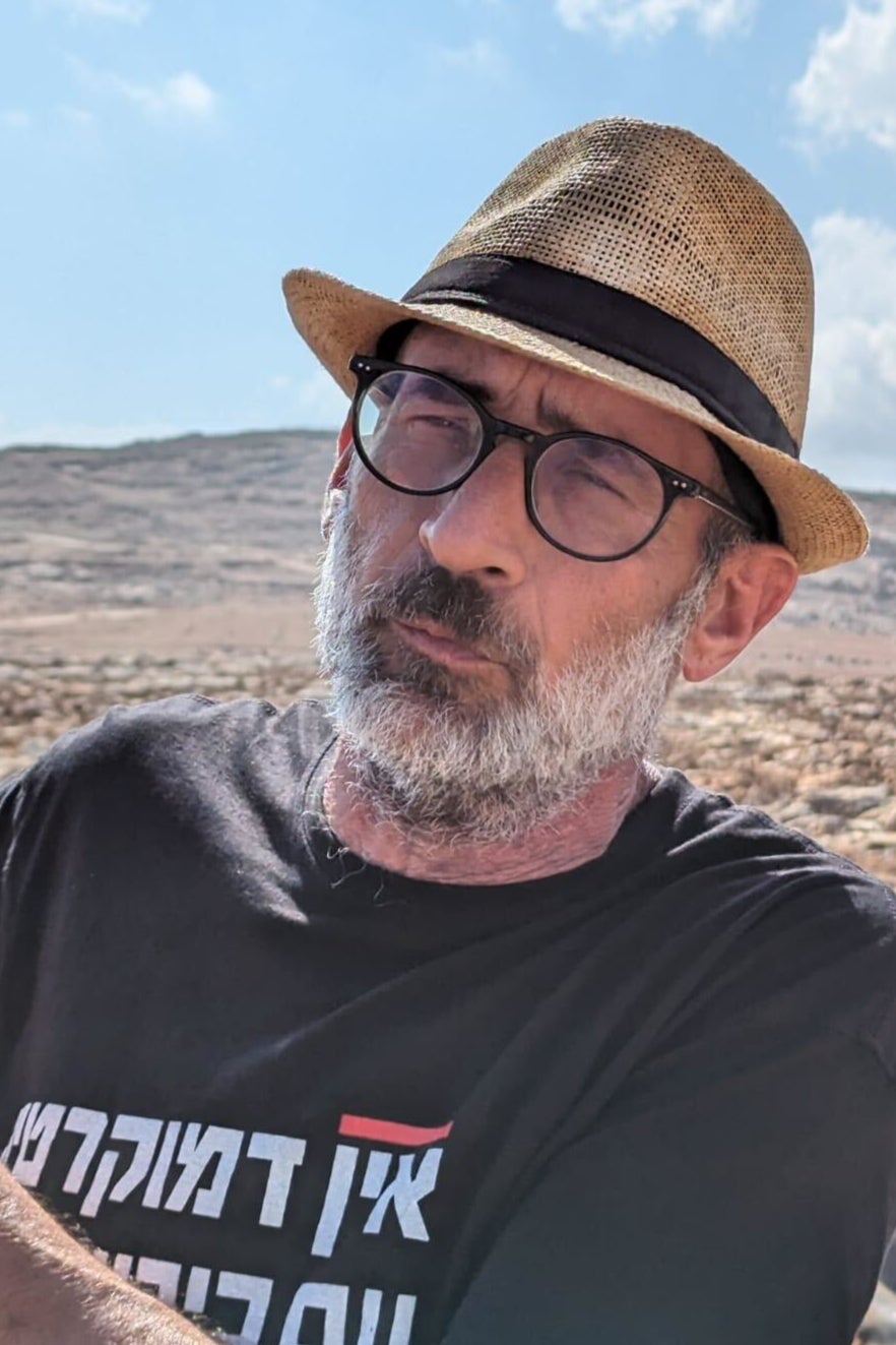 Guy Hirschfeld, a veteran Israeli peace activist