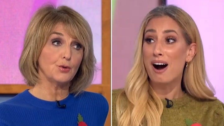 <p>Stacey Solomon returns to Loose Women after 11 months away as co-star tells her ‘you’ve changed’.</p>