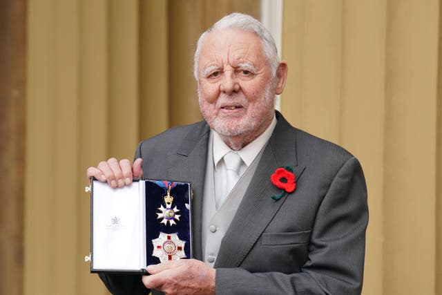 Sir Terry Waite received his Knighthood and was appointed Knight Commander of the Order of St Michael and St George for his services to charity at an investiture ceremony at Buckingham Palace (Jonathan Brady/PA)