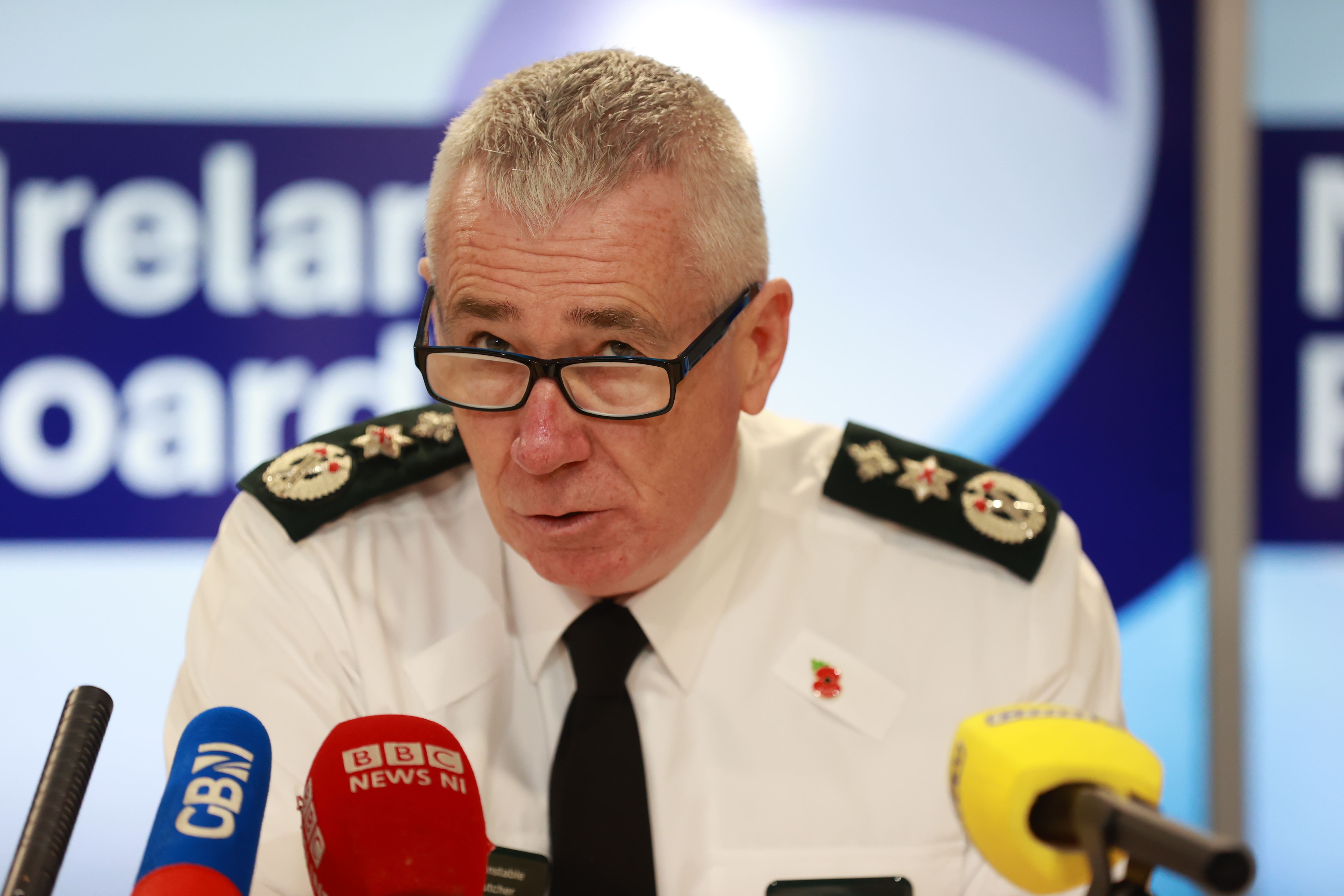 PSNI Chief Constable Jon Boutcher described the organisation’s financial position as ‘really challenging’ (Liam McBurney/PA)