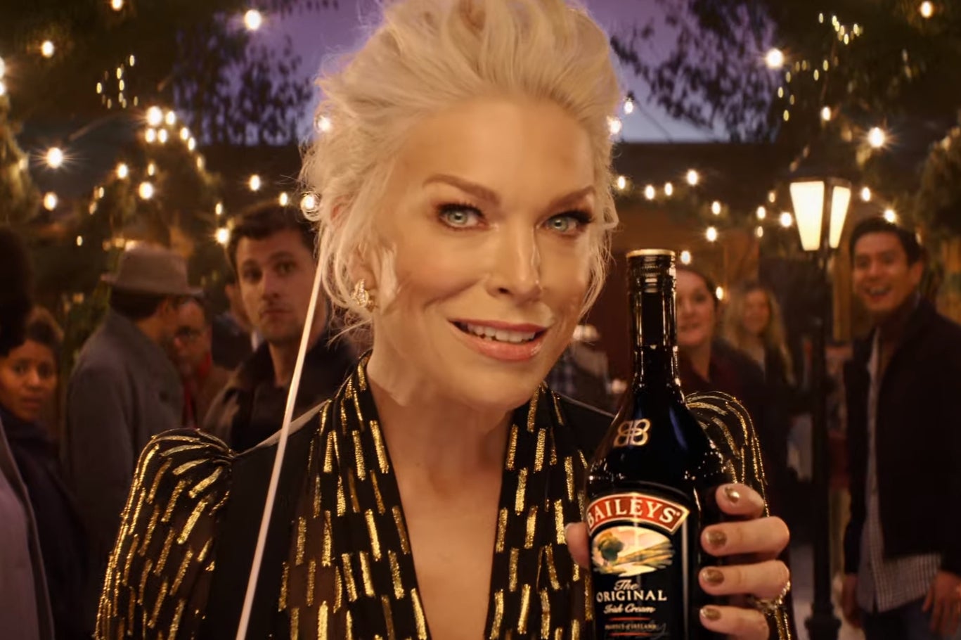 Wadd about it: Hannah Waddingham features in not one but two Christmas ads this year