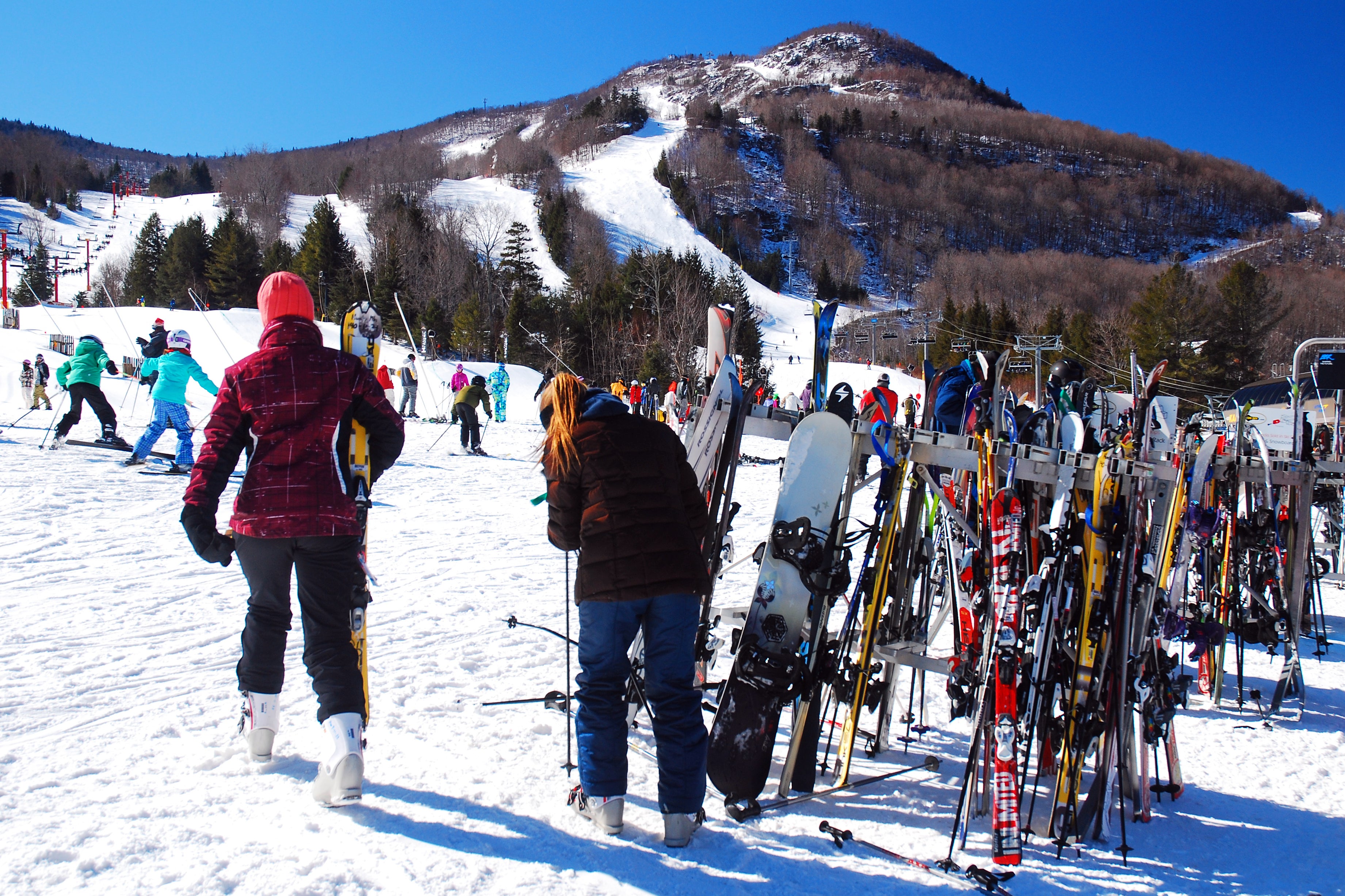 Three hours north of NYC, Hunter Mountain offers four faces of skiing fun