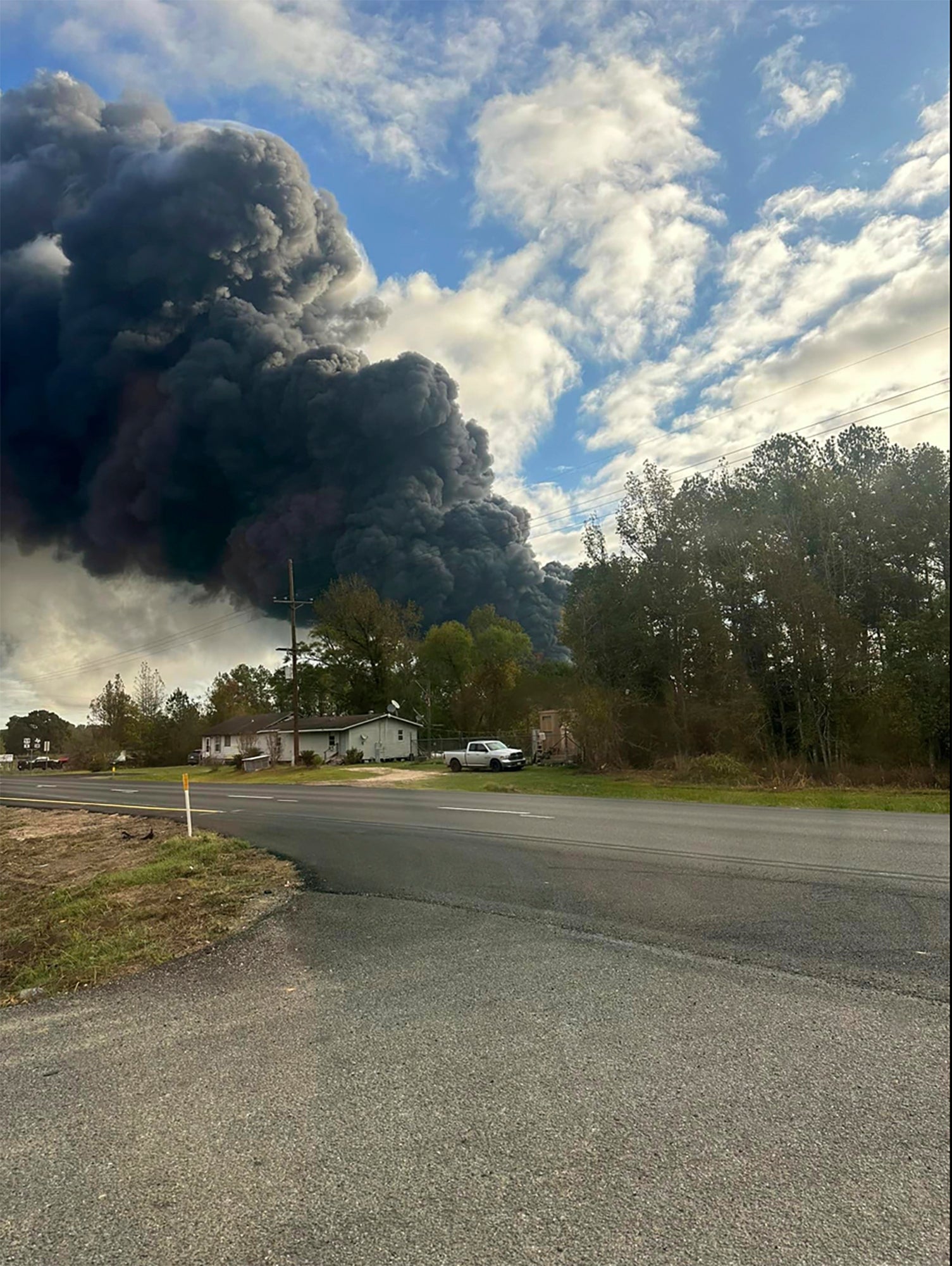Texas-Chemical Plant-Fire