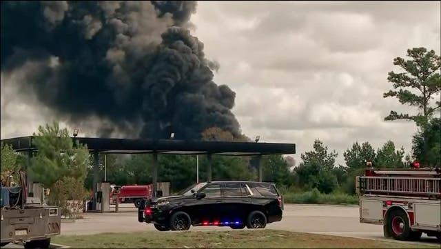 Texas-Chemical Plant-Fire