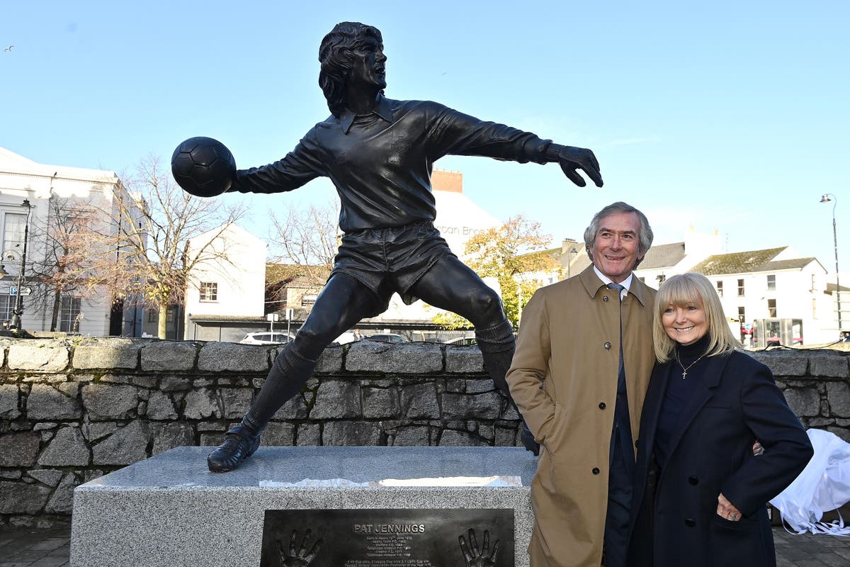 Pat Jennings speaks of disbelief at home city statue honour