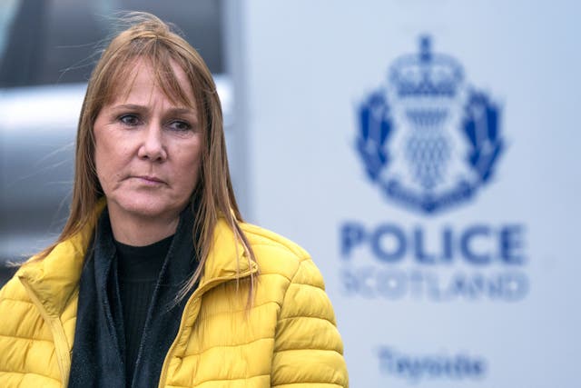 Jules Rose, outside Police Scotland Bell Street station in Dundee (Jane Barlow/PA)