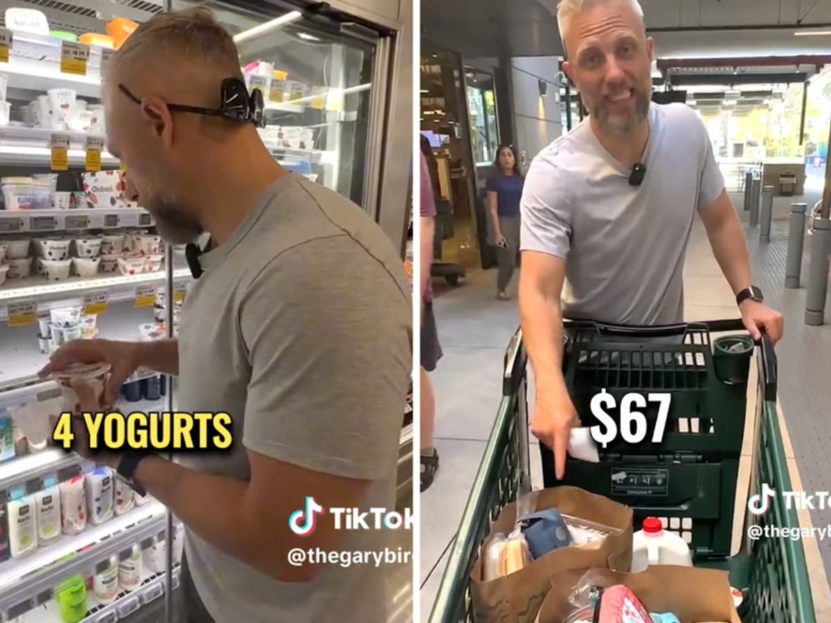 Man shows the increase in grocery prices since 2019 | The Independent