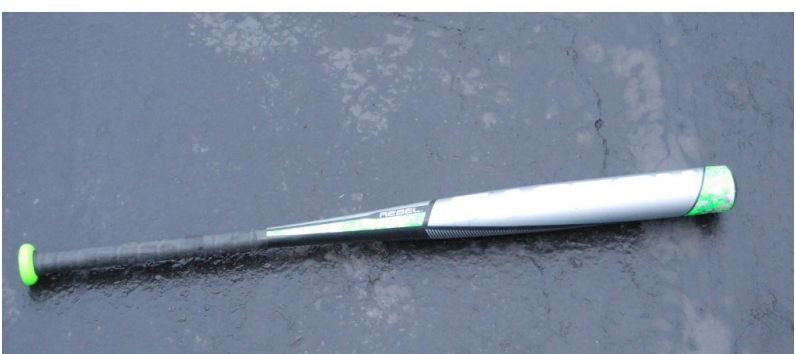 Baseball bat allegedly used to intimidate John Doe by Gambino crime family associates