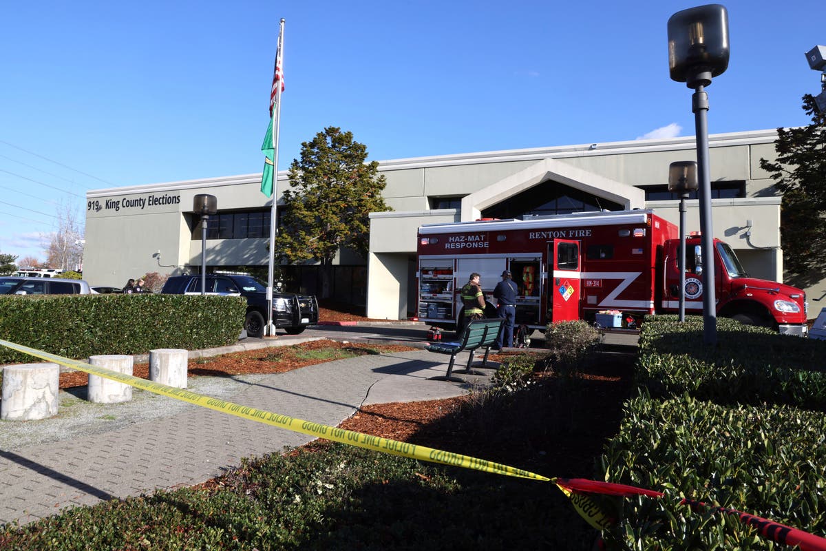 4 elections offices in Washington are evacuated due to suspicious envelopes, 2 containing fentanyl