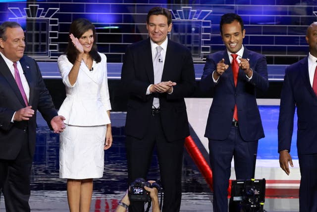 <p>Key moments from third Republican presidential primary debate.</p>
