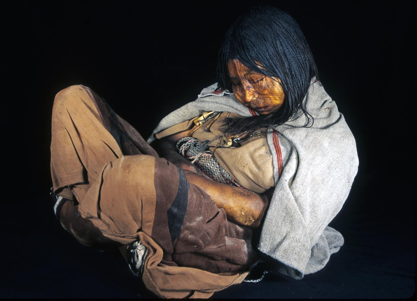 La Doncela (The Maiden) is an Incan mummy that was found at Mount Llullaillaco in Argentina in 1999. The girl died 500 years ago during a ritual sacrifice.