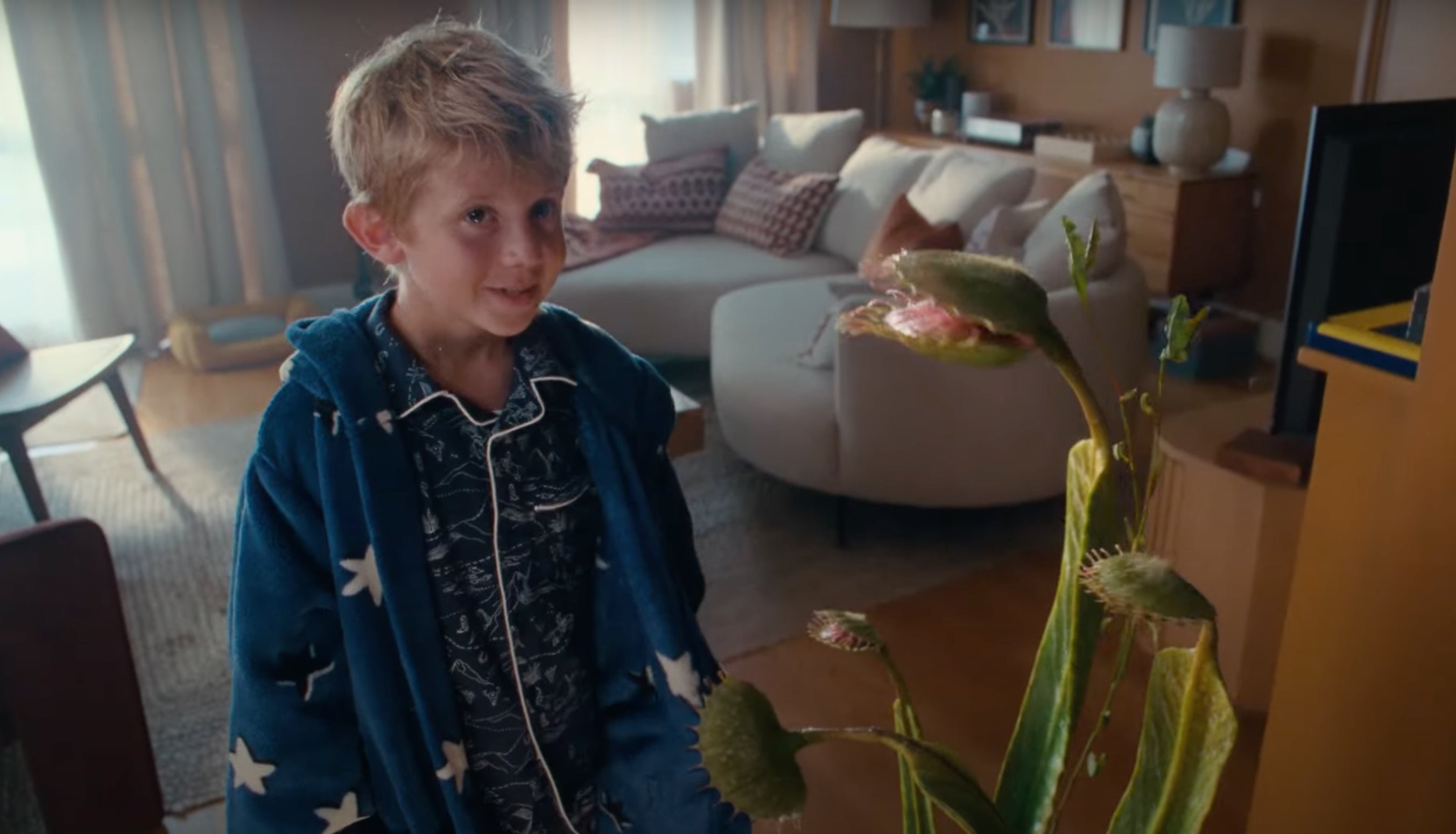 Alfie and Snapper in the John Lewis Christmas advert