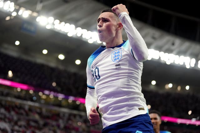 Phil Foden has helped provide inspiration to the England Under-17s (Nick Potts/PA)