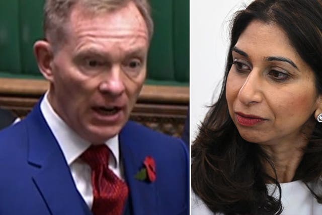 <p>Suella Braverman has lost Tories’ support after Met police bias comment, Chris Bryant claims.</p>