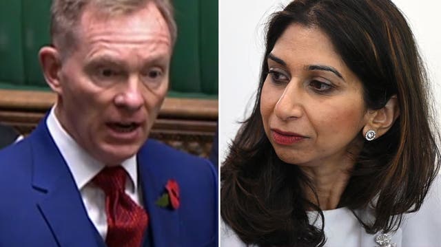 <p>Suella Braverman has lost Tories’ support after Met police bias comment, Chris Bryant claims.</p>