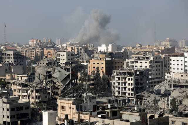 Stephen Flynn said there must be an immediate ceasefire in the region (Abed Khaled/AP)