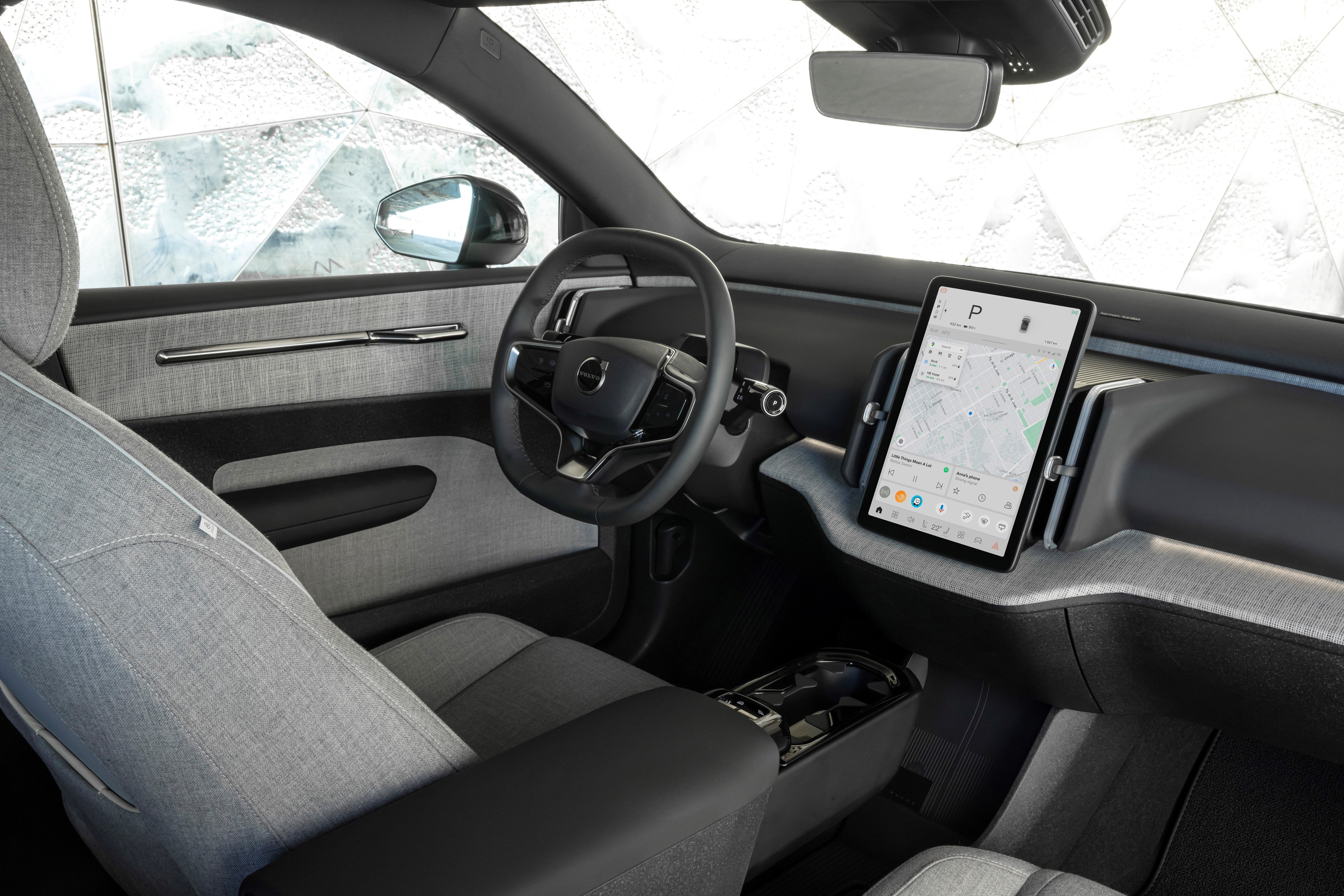 Centralising controls means even the glovebox and windows are opened via the touchscreen