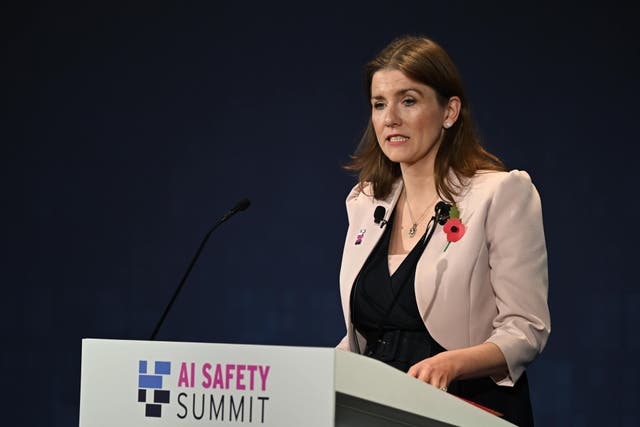 Science Secretary Michelle Donelan faced questions about the lack of AI legislation in the King’s Speech (Leon Neal/PA)