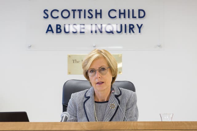 Lady Smith, the chair of the Scottish Child Abuse Inquiry (Nick Mailer/PA)
