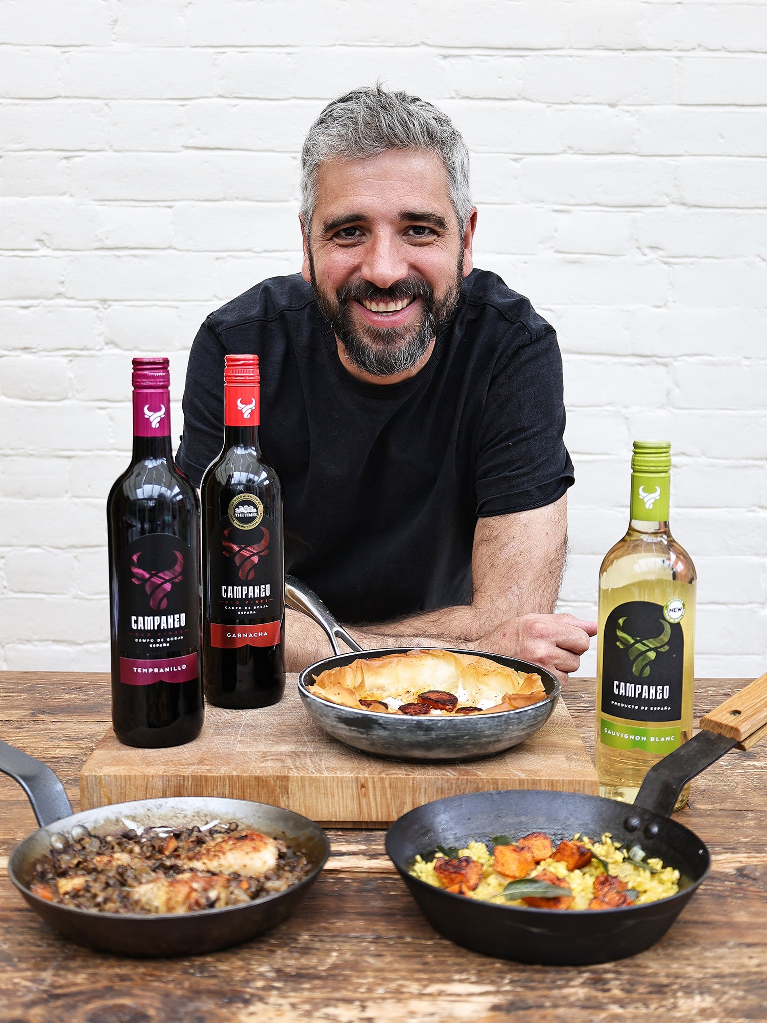 Campaneo wines are the perfect pairing for Barclay’s Spanish-inspired dishes