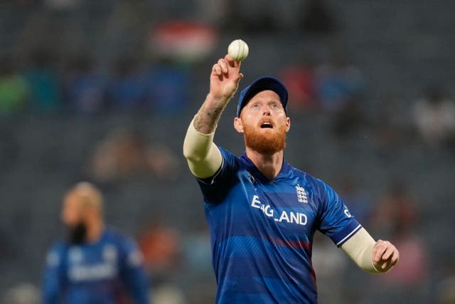Ben Stokes kept his cards close to his chest when asked if he was set for a second ODI retirement (Rafiq Maqbool/AP)