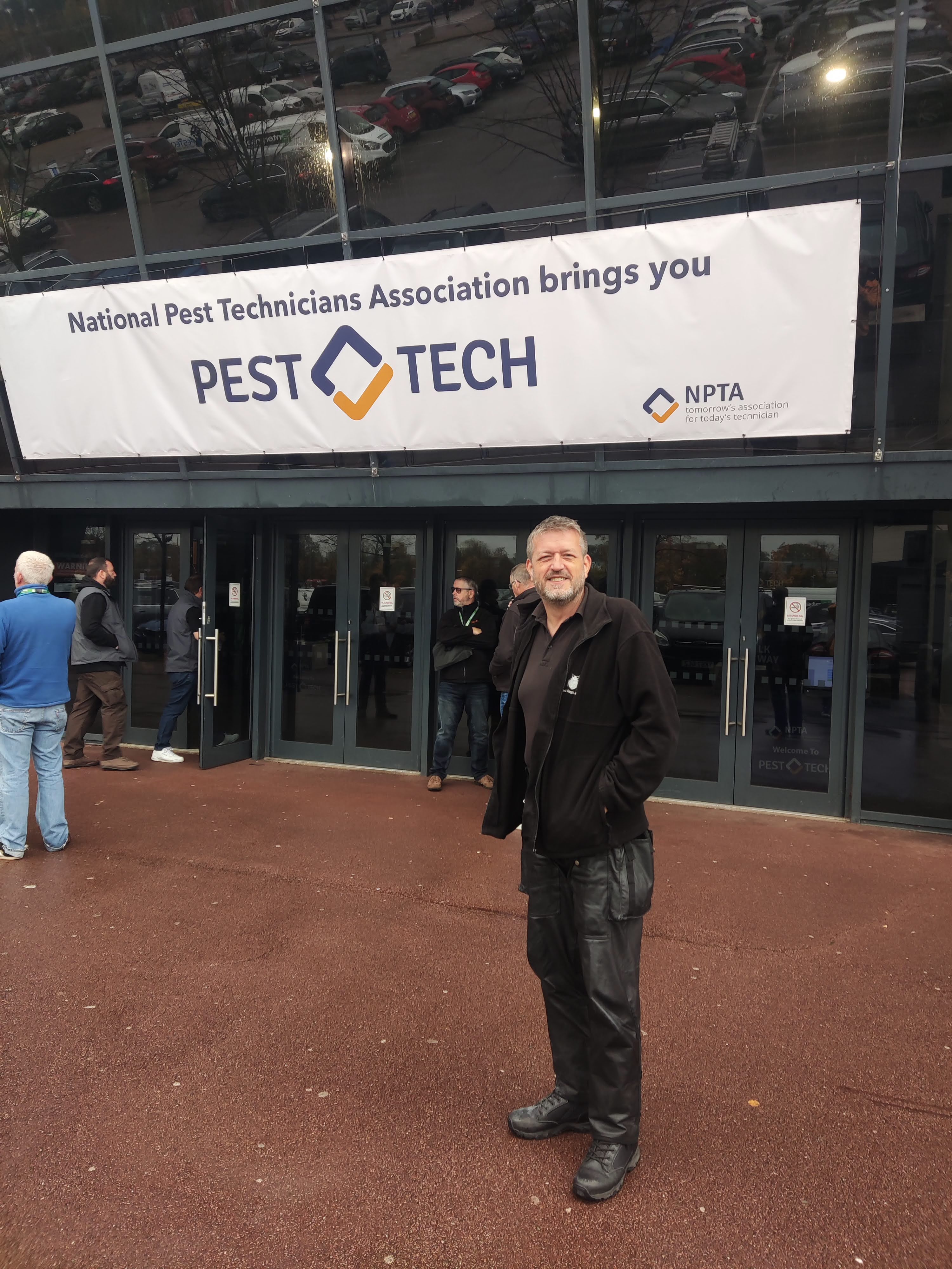 David Cain, pictured at PestTech 2023, has been exterminating for decades