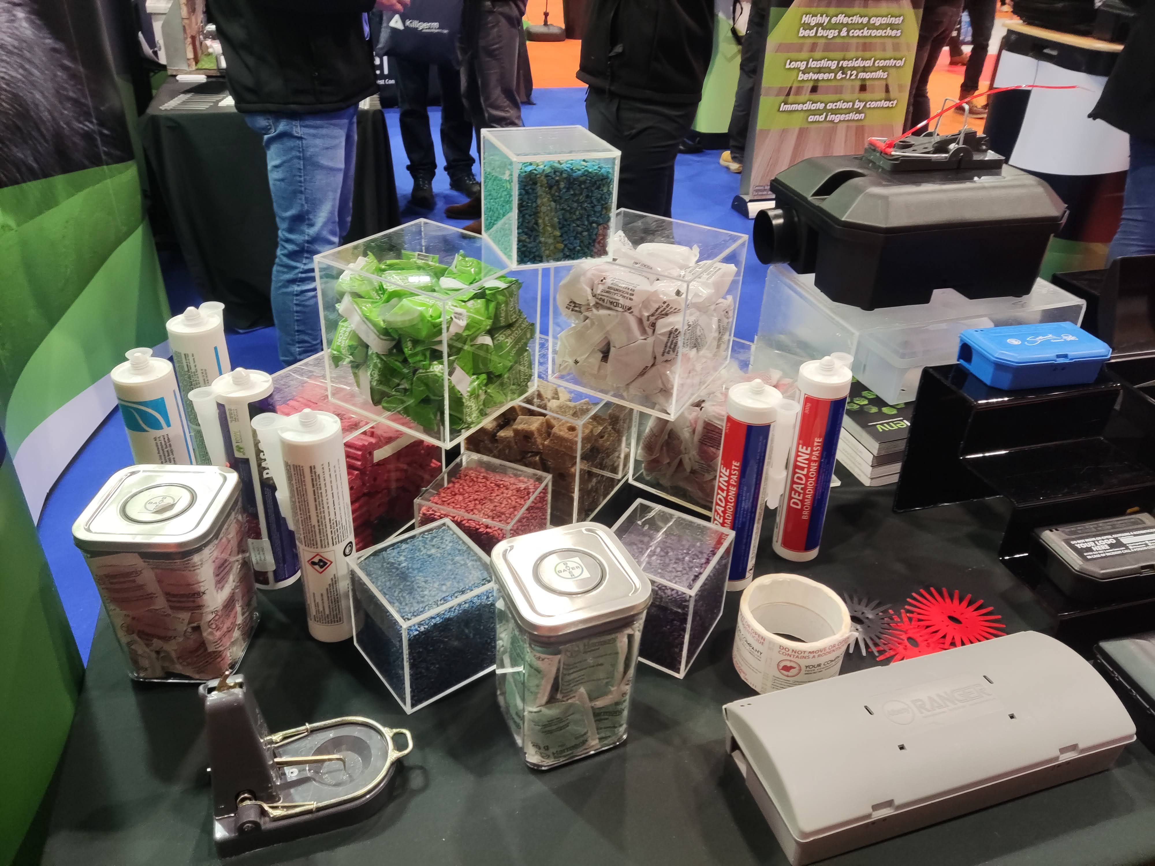 Choose your poison: colourful but deadly traps on display at PestTech 2023