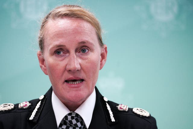 Chief Constable Serena Kennedy said Merseyside Police works collaboratively with other forces in the North West (Peter Byrne/PA)