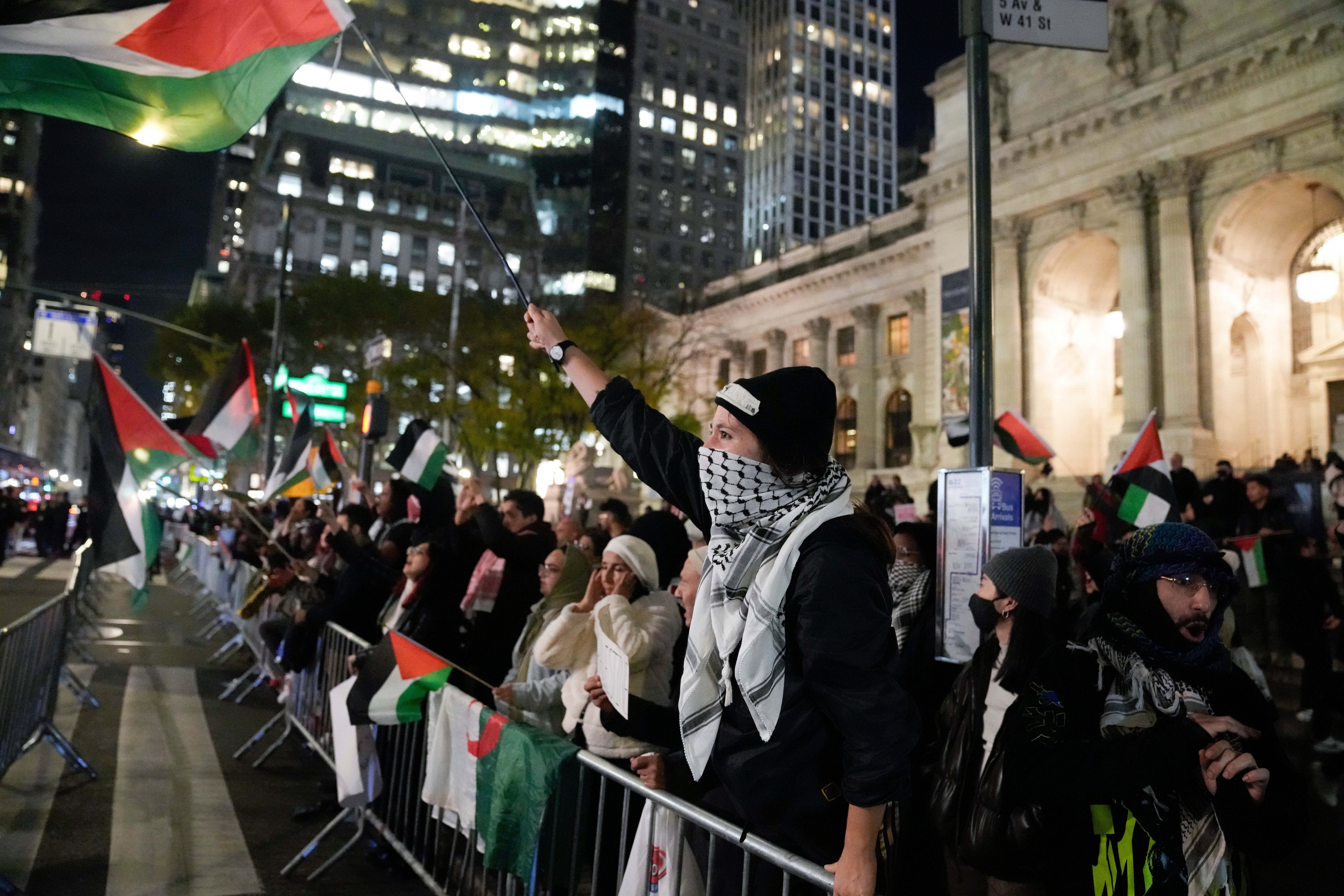 Israel Palestinians New York