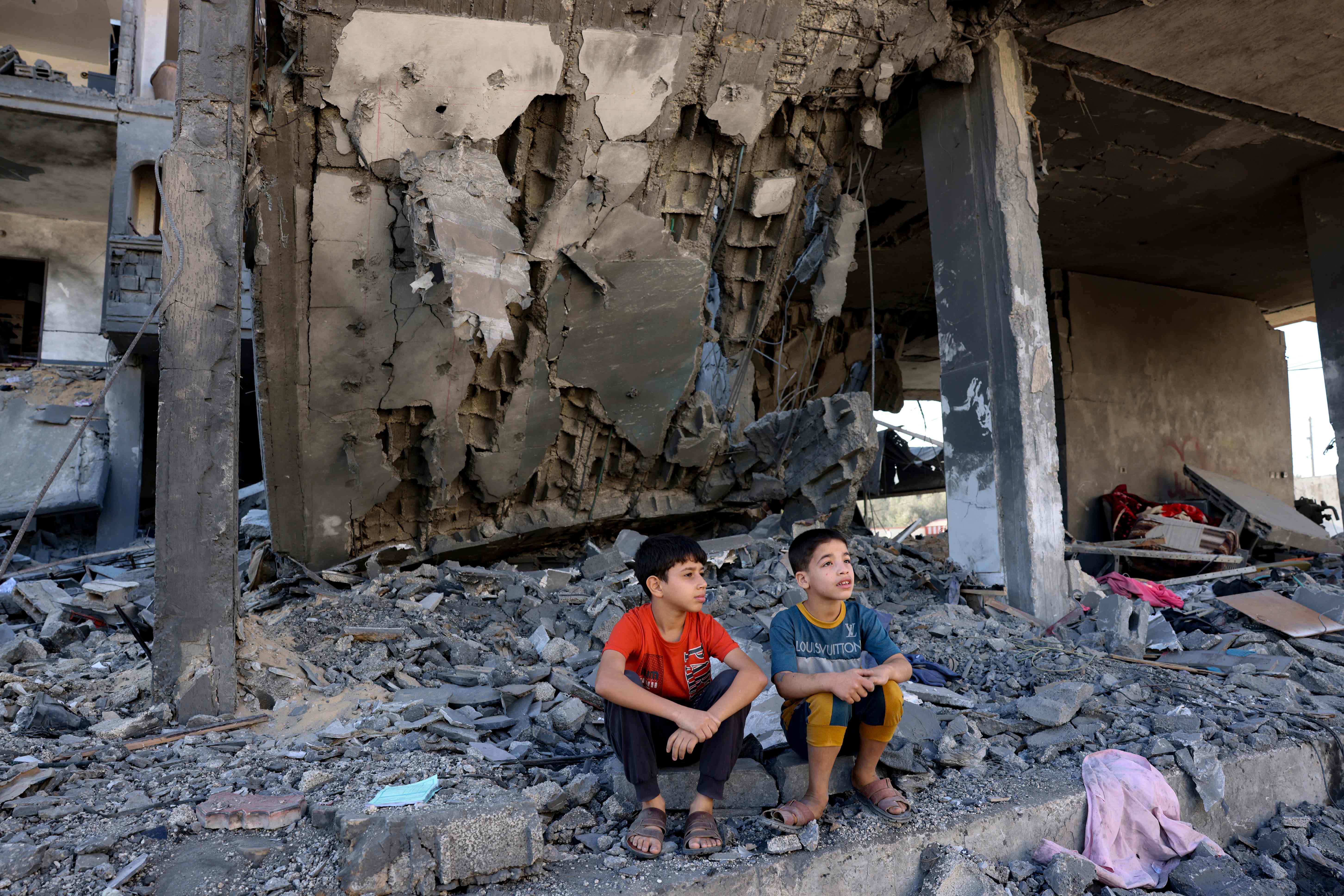 A million children in Gaza are now suffering with trauma, an aid agency has said