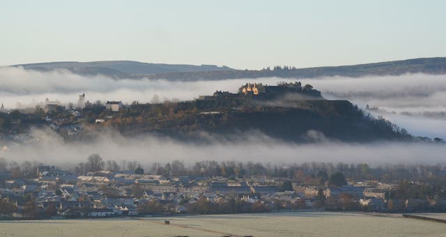 <p>Low-hanging clouds and fog have been seen across the UK this week </p>