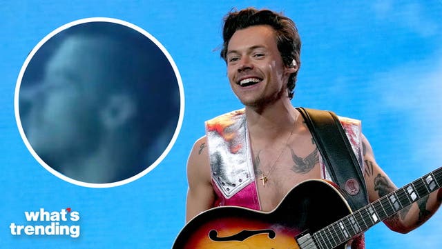 <p>First look: Harry Styles debuts shaved head on date with Taylor Russell at Las Vegas Sphere.</p>