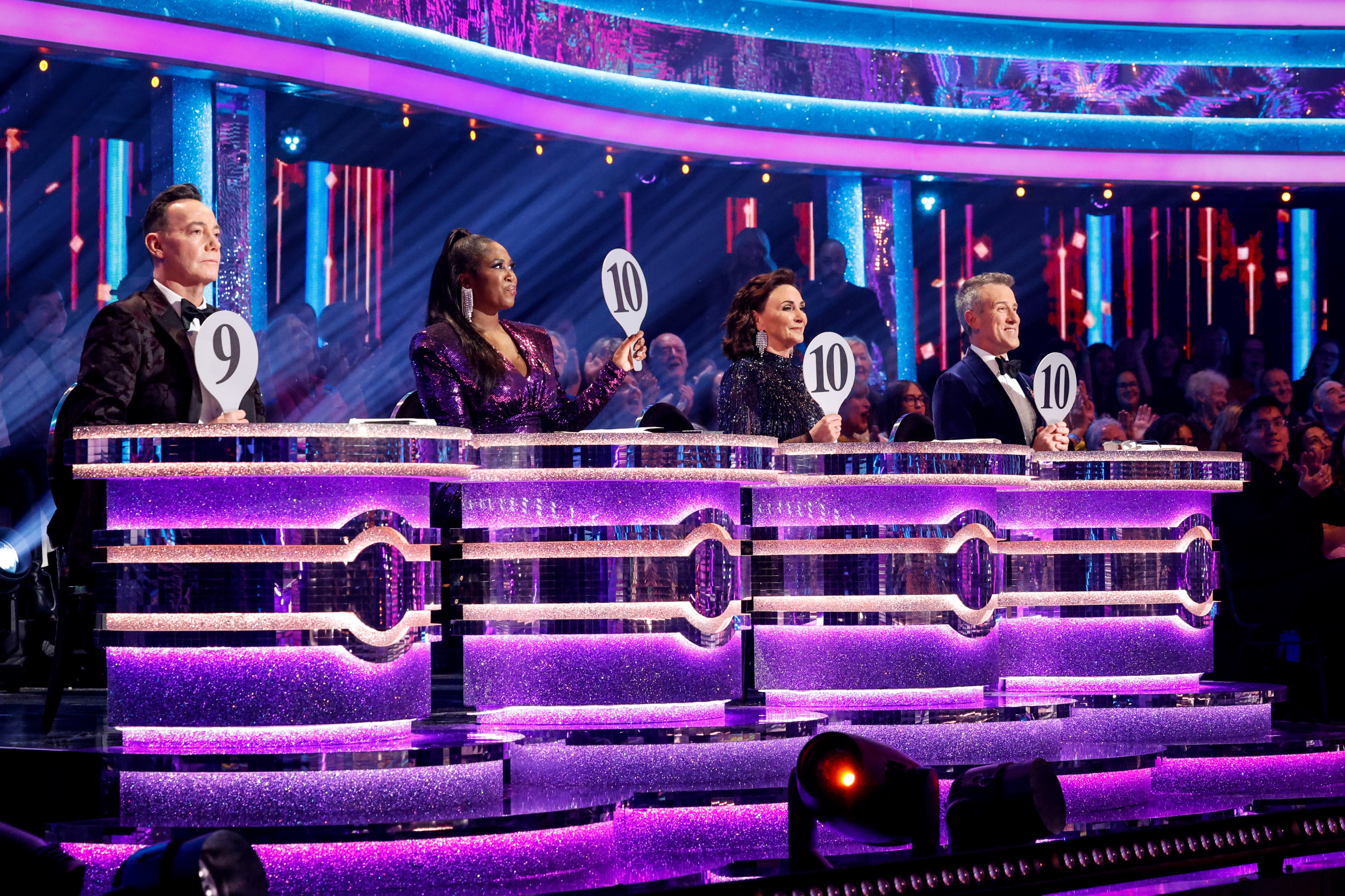 Strictly Come Dancing judges share their votes during the show