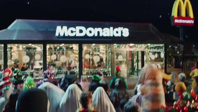 <p>McDonald’s unveils Love Actually-inspired Christmas advert.</p>