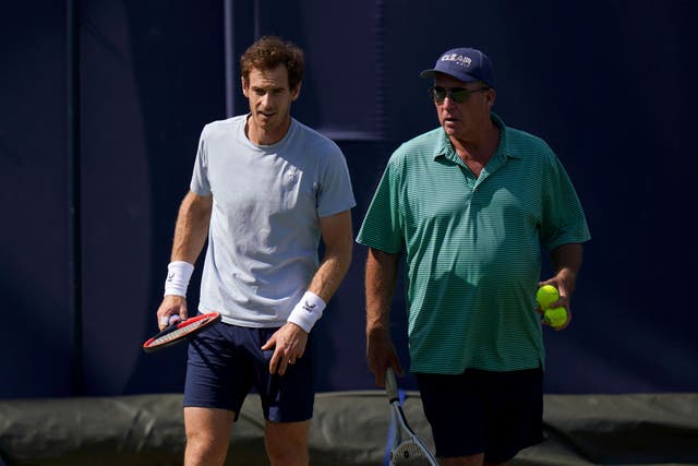 Andy Murray with coach Ivan Lendl at Queen’s Club this summer (Adam Davy/PA)