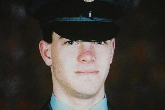 Raymond McCord Jr 22, was found beaten to death at Ballyduff Quarry in 1997 (PA)