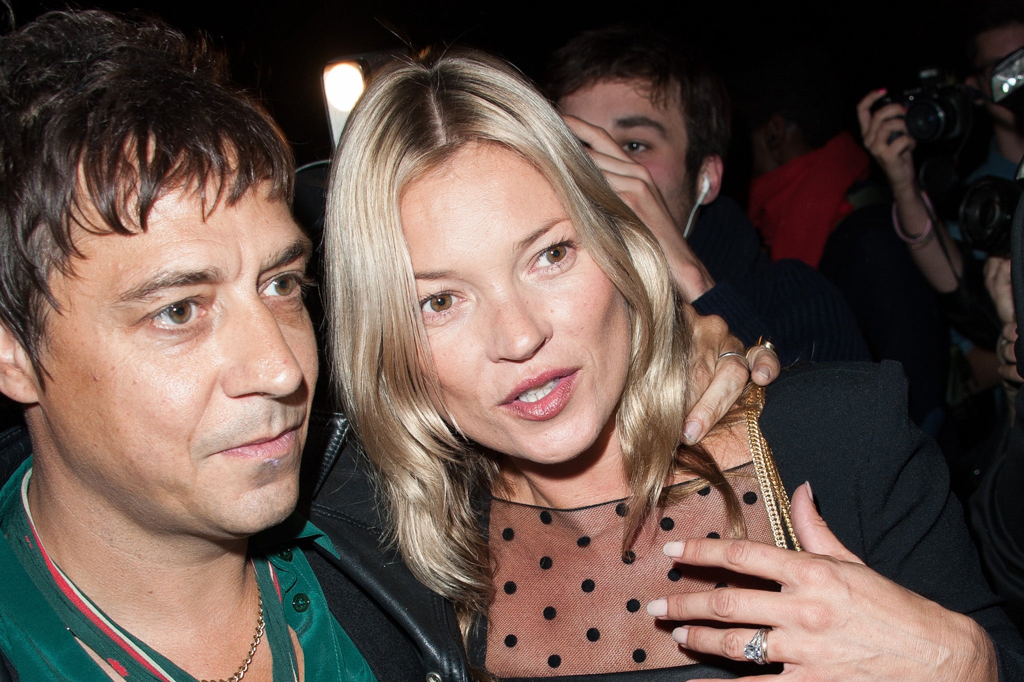 Kate Moss and Hince together at Paris Fashion Week in 2012