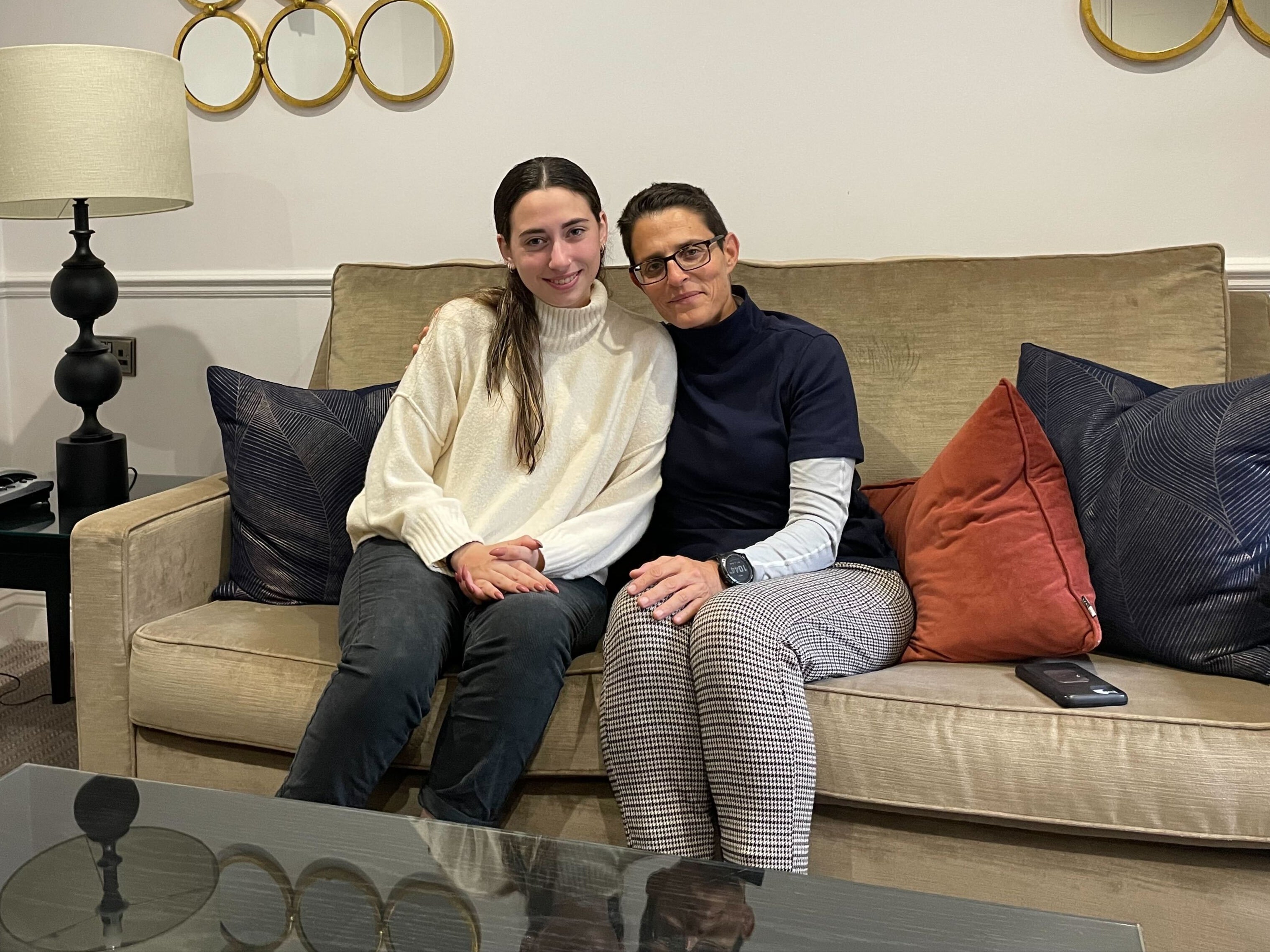 Irene Shavit, 22, and Aleyet Epstein, 50, spoke to The Independent from London