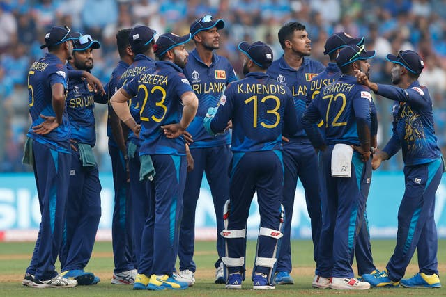 <p>Sri Lanka are out of the Cricket World Cup </p>
