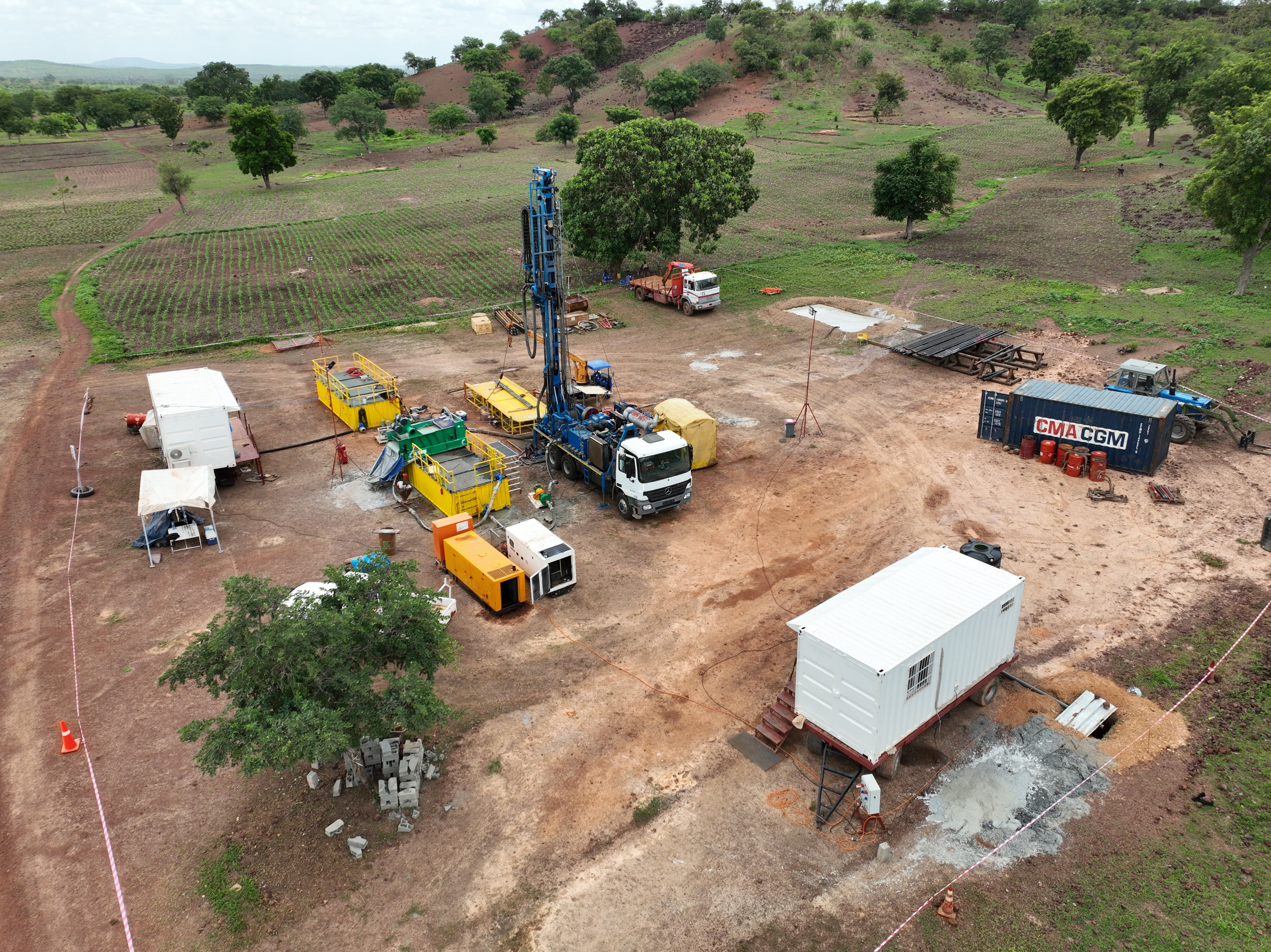 Hydroma’s operations in Mali. In the past 15 years, the company has drilled 30 wells across an area the size of Switzerland in the landlocked West African nation