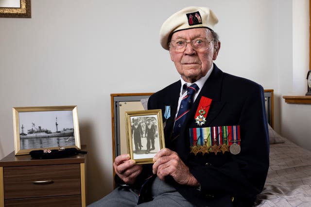 Albert Lamond, 98, is cared for by Erskine Veterans Charity at their Veterans Village in Bishopton (Jamie Williamson/PA)