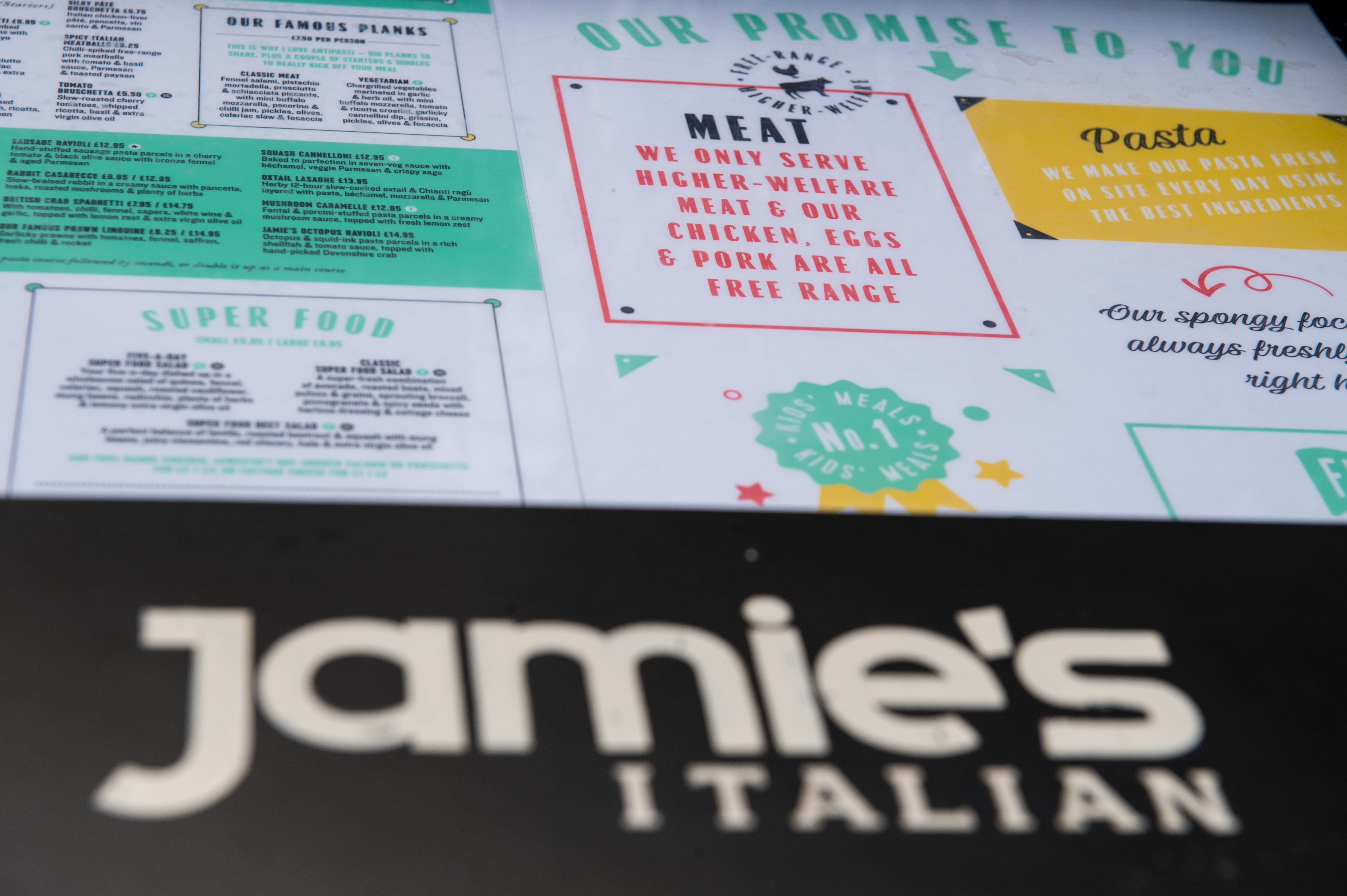 The celebrity TV chef has admitted that the model for Jamie’s Italian was ‘wrong from day one’
