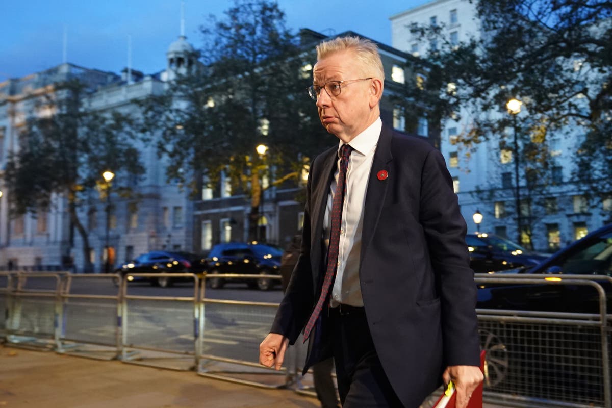 Michael Gove mobbed by pro-Palestinian protesters
