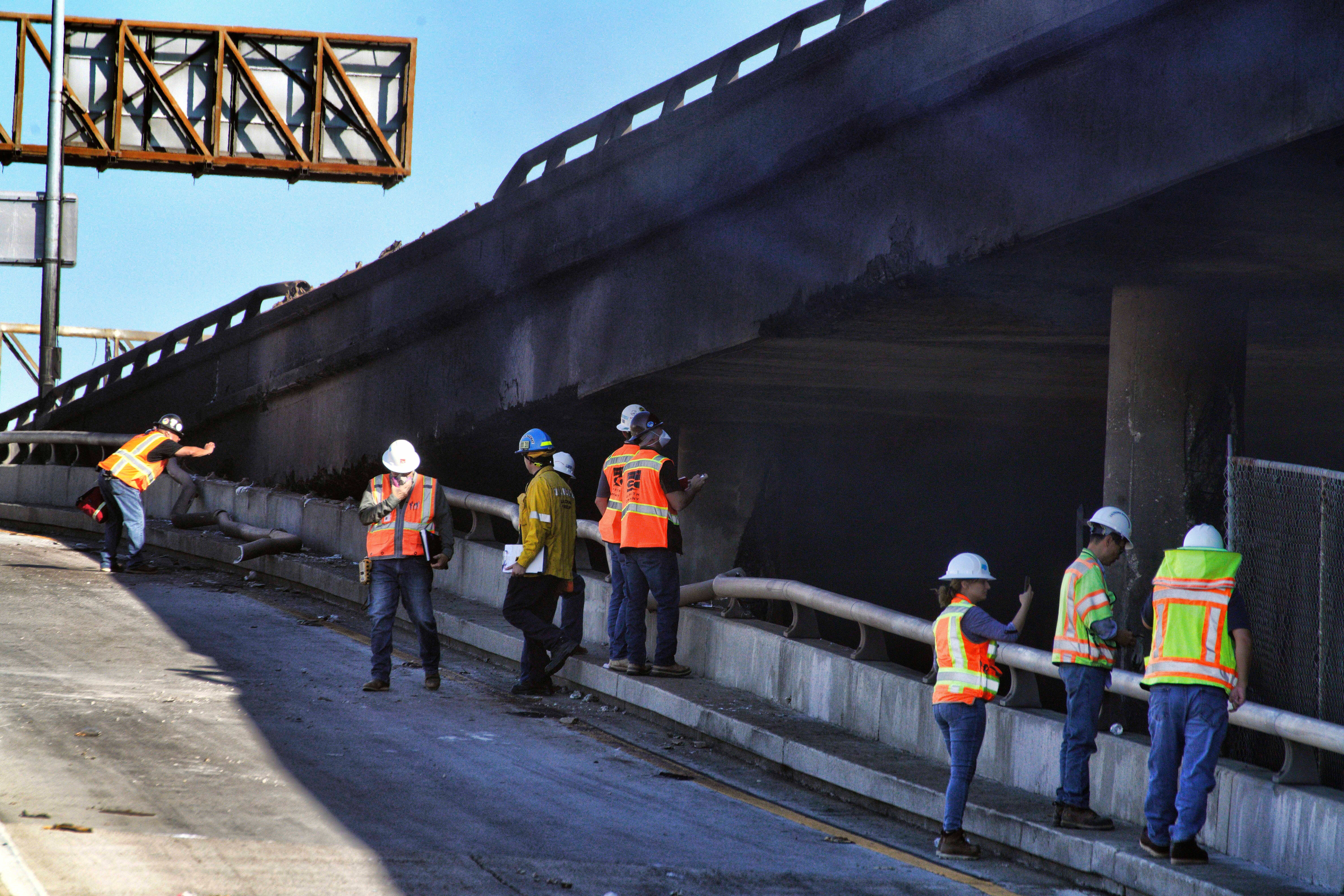 Freeway Fire-Los Angeles