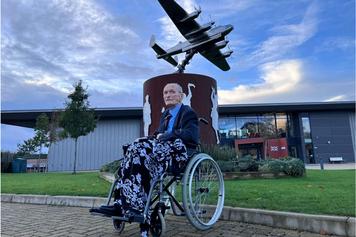 Bomber Command survivor, 100, keeps &lsquo;memories alive&rsquo; with tribute to comrades