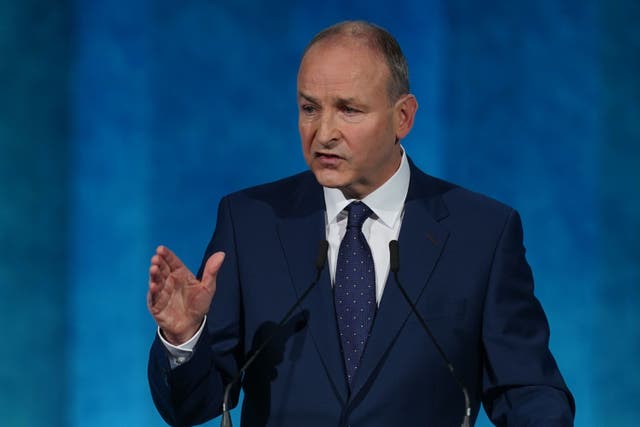 Micheal Martin said Ireland is a ‘consistent supporter’ of the International Criminal Court (Brian Lawless/PA)