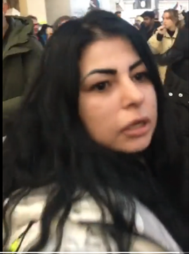 Officers are today releasing this image following an anti-semitic hate crime at Victoria Station yesterday, 11 November. The woman has dark sculpted eyebrows and wore a grey hoodie.